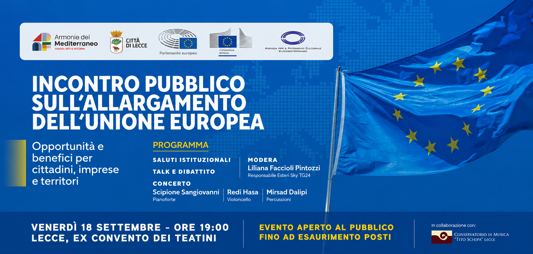 INCONTRO PUBBLICO SULL&rsquo;ALLARGAMENTO DELL&rsquo;UNIONE EUROPEA